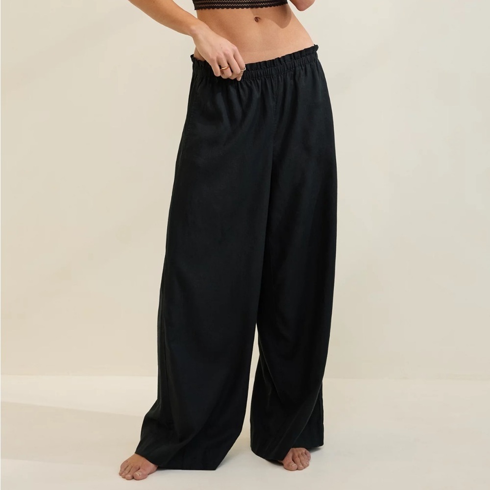 Aerie Linen Blend Trouser